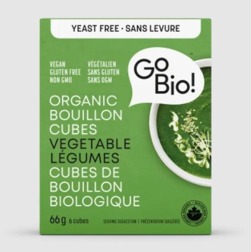Gobio Organic Yeast Free Vegetable Cubes, 66g