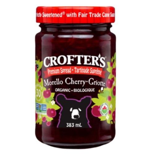 Crofter's Organic Morello Cherry Spread, 383mL
