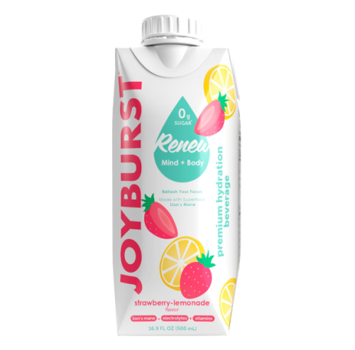 No Sugar Company Joyburst Hydration Straw-Lem, 12 x 500ml