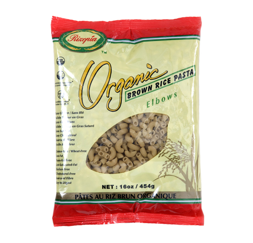 Rizopia Org Brown Rice Elbow, 454g