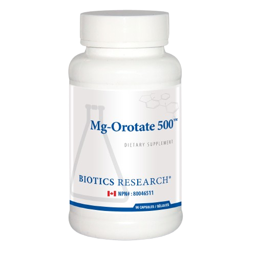 Biotics Research Mg-Orotate 500, 90 capsules