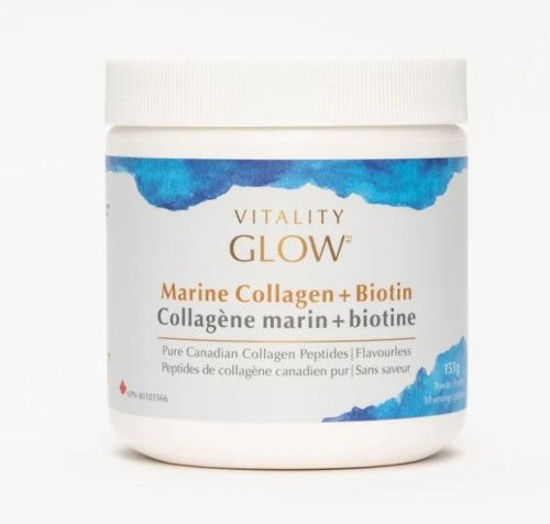 Vitality GLOW Marine Collagen + Biotin, 153g