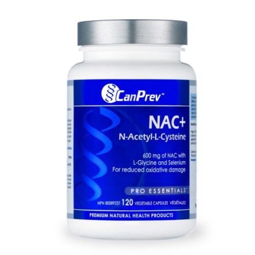 CanPrev NAC+ N-Acetyl-L-Cysteine, 120 v-caps