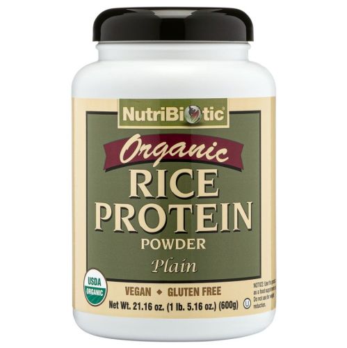 Nutribiotic Rice Protein Organic (Plain), 600g