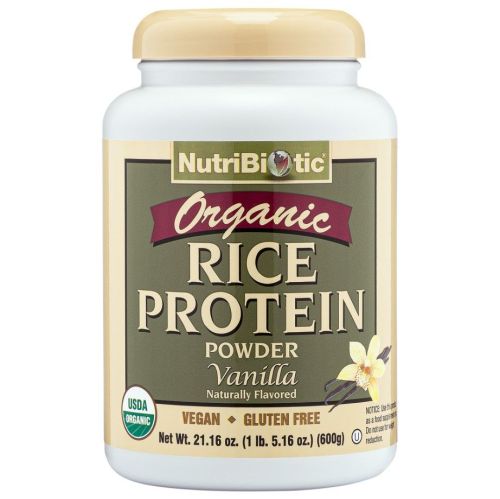Nutribiotic Rice Protein Organic (vanil), 600g