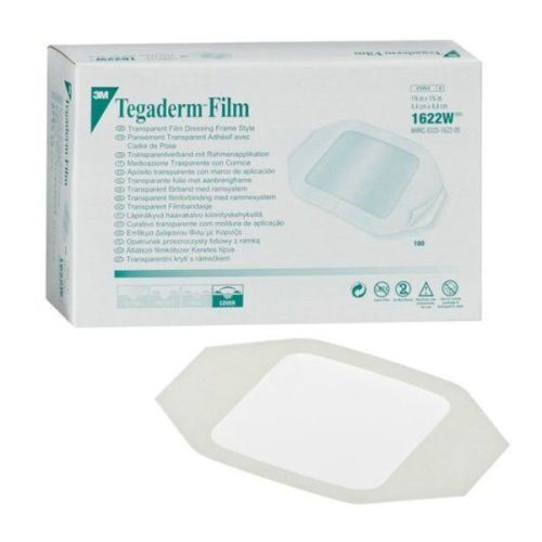 Tegaderm Transparent Dressing 3M1622W 4.4x4.4cm, 100/box