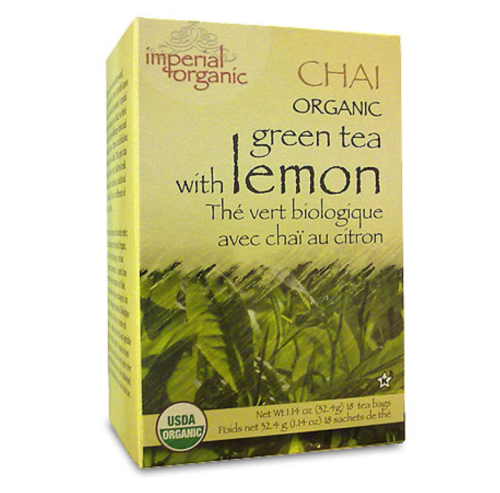Uncle Lee's Tea Org Green Tea w/Lemon, 18bg
