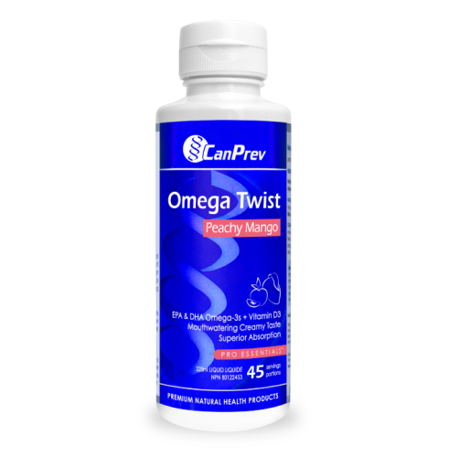 CanPrev Omega Twist - Peachy Mango, 225 ml