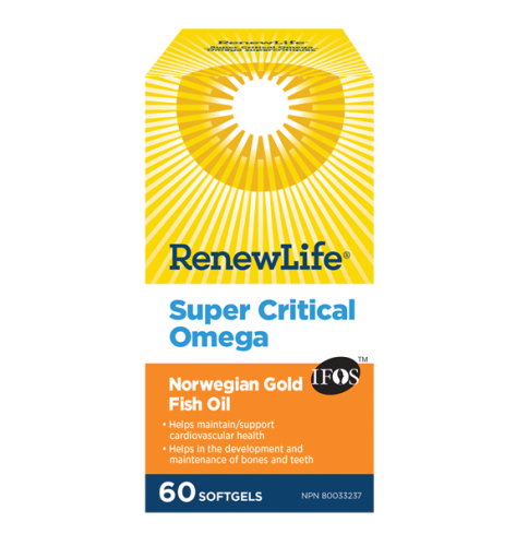 Renew Life NG Super Critical Omega, 60 caps