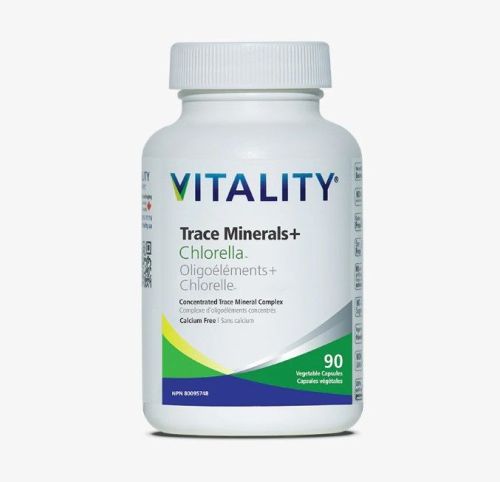 Vitality Trace Minerals+Chlorella, 90vcap