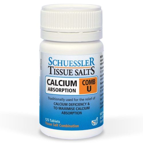 Martin & Pleasance Comb U (6X) Calcium Absorption, 125tab