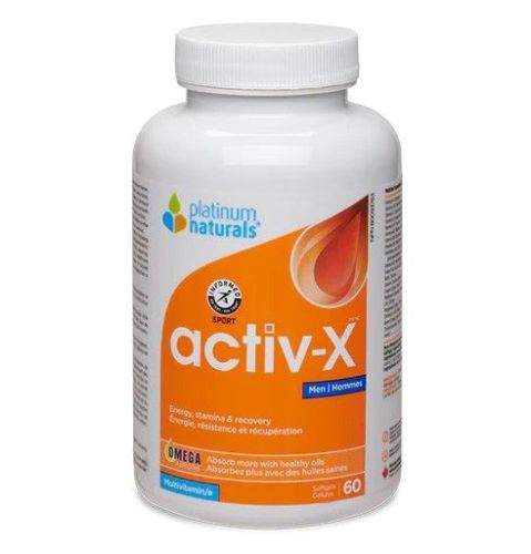 Platinum Natural activ-X for Men, Softgels - 60
