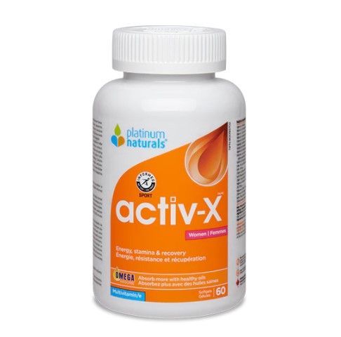 Platinum Natural activ-X for Women, Softgels - 60