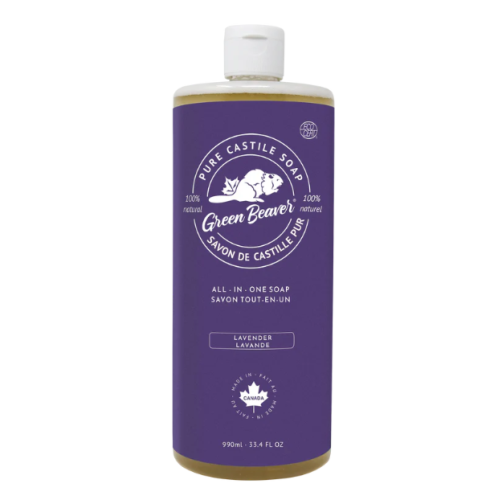 Green Beaver All Purpose Castille Soap Lavender, 990ml