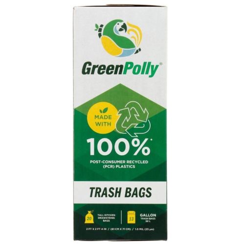 Biobag Kitchen Drawstring 50L Trash Bag 20ct