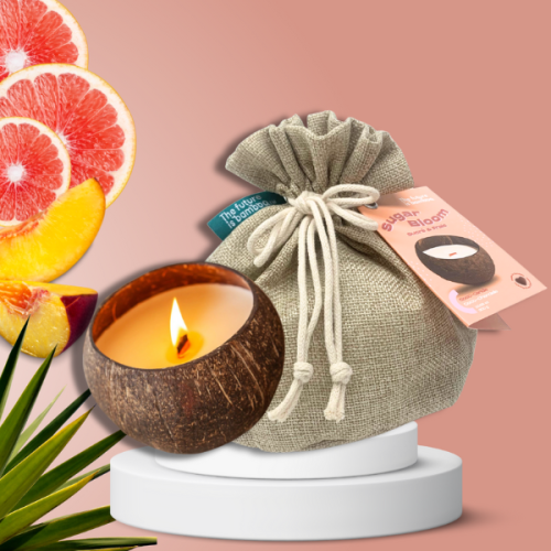 The Future is Bamboo Sugar Bloom Coco Candle