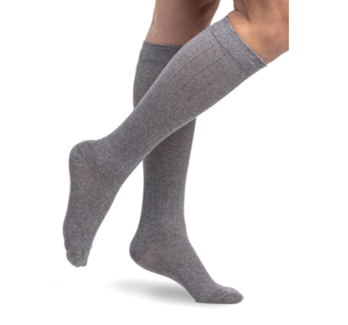 Sigvaris 252CSSW-205 Linen Pair C/Length 20-30mm Light Grey, SS