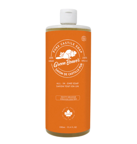 Green Beaver All Purpose Castille Soap Orange, 990ml