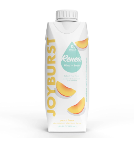 No Sugar Company Joyburst Hydration Peach, 12 x 500ml