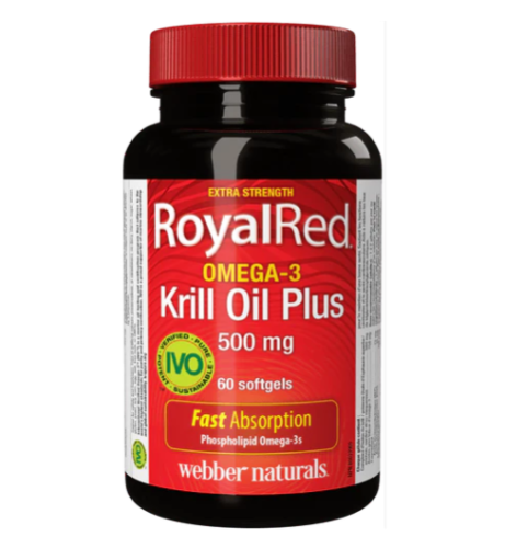  Webber Naturals Royalred Extra Krill Oil, 60 Softgel 