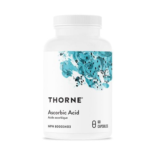 Thorne Ascorbic Acid, 60 Capsules