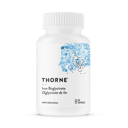 Thorne Iron Bisglycinate, 60 Capsules