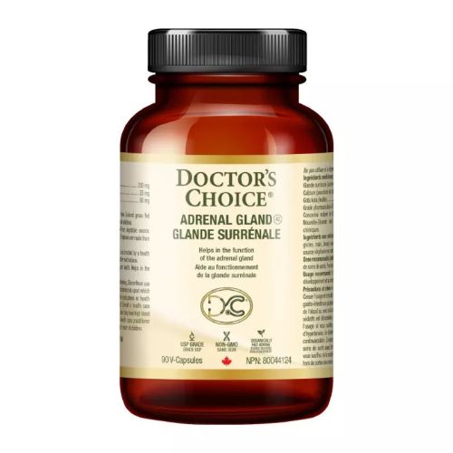 Doctor's Choice Adrenal Gland 200mg,  90 V - Capsules
