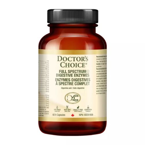 Doctor's Choice Full Spectrum Digestive Enzyme 60 V - Capsules