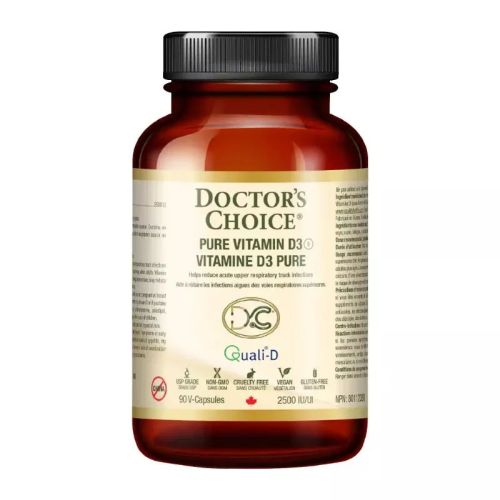 Doctor's Choice Pure Vitamin D3 90 V - Capsules