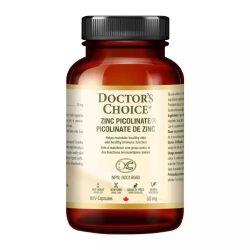 Doctor's Choice Zinc Picolinate 50mg 90 V - Capsules