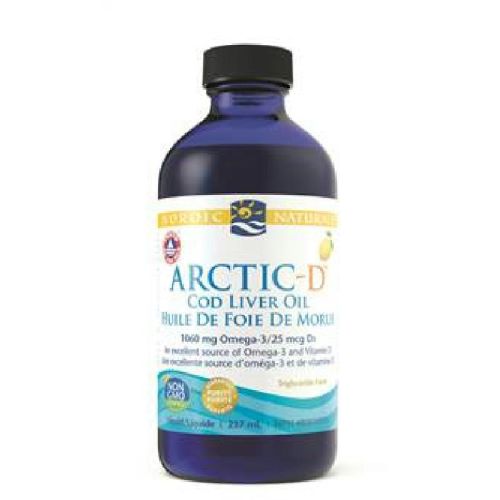 Nordic Naturals Arctic-D Cod Liver Oil with Vitamin D, 237ml