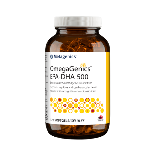 Metagenics OmegaGenics EPA-DHA 500 Enteric Coated, 120 Softgels