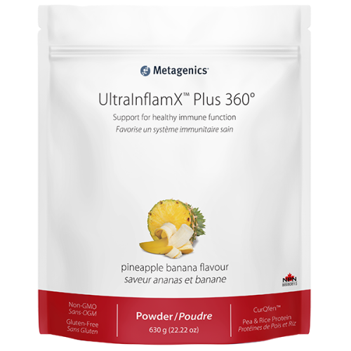 Metagenics UltraInflamX Plus 360, Flavour: Pineapple Banana, 630 gm