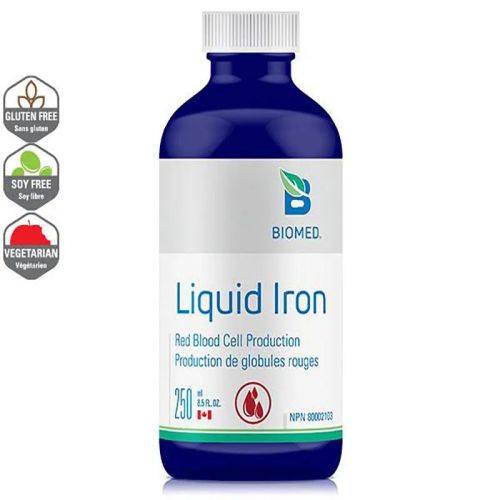 Biomed Liquid Iron 250 mL (8.5 fl.oz.)