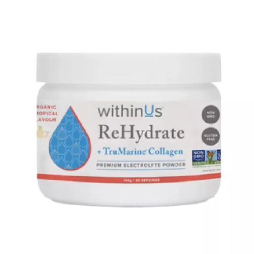 WithinUS Withinus Rehydrate +trumarine Collagen Organic Tropical/ Organic Lemon 144 G