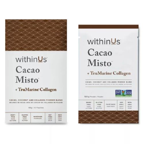 WithinUS Cacao Misto + TruMarine Collagen Box 11 g x 10 pouches/ 10 servings
