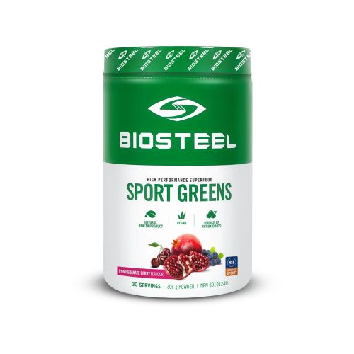 BioSteel Sport Greens Powder Pomegranate Berry, 306g