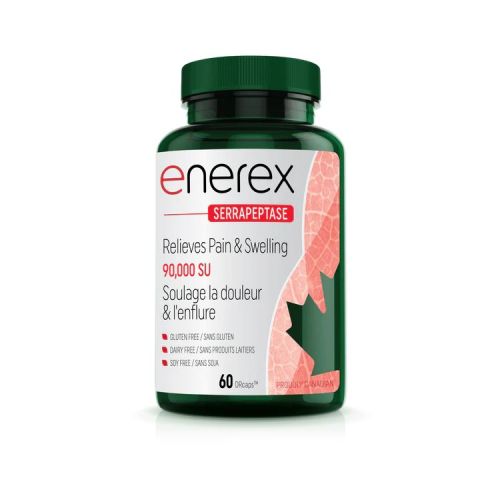 Enerex Serrapeptase - 90,000SU, DR Capsules