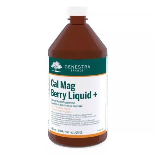 Genestra Cal Mag Berry Liquid +, 450 ml Liquid