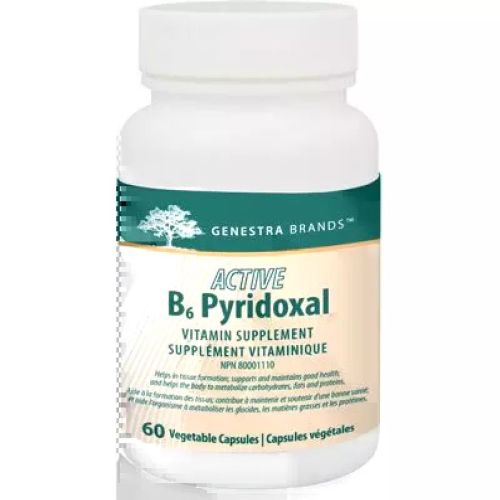 Genestra Active B6 Pyridoxal, 60 Capsules