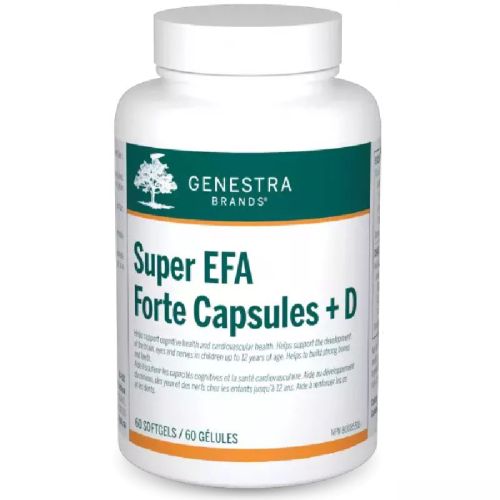 Genestra Super EFA Forte Capsules + D, 60 Softgels
