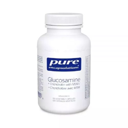 Pure Encapsulation Glucosamine + Chondroitin with MSM, 120 Capsules