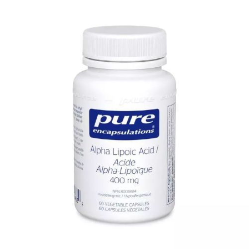 Pure Encapsulation Alpha Lipoic Acid 400 mg, 60 Capsules