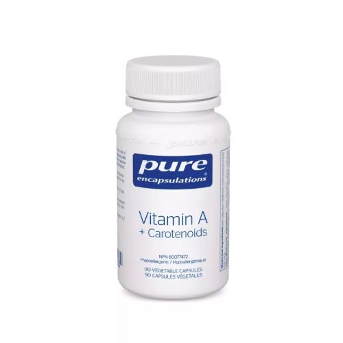Pure Encapsulation Vitamin A + Carotenoids, 90 Capsules