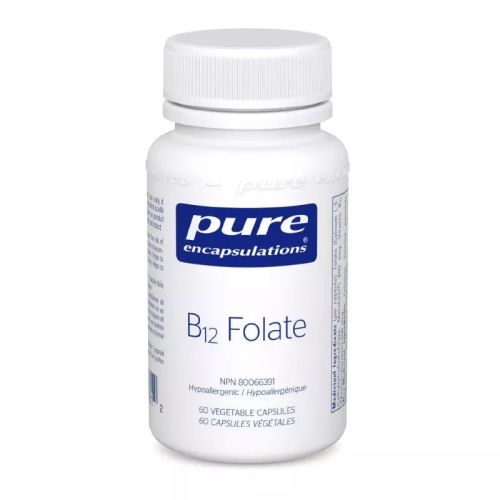 Pure Encapsulation B12 Folate, 60 Capsules