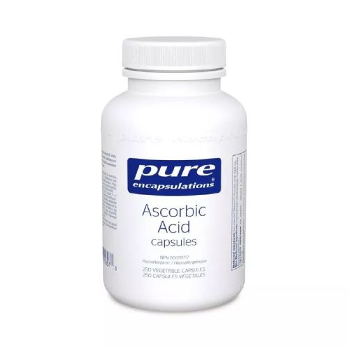 Pure Encapsulation Ascorbic Acid capsules, 250 Capsules