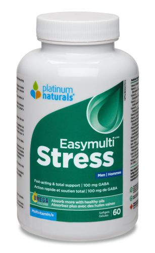 Platinum Natural Easymulti Stress for Men, Softgels