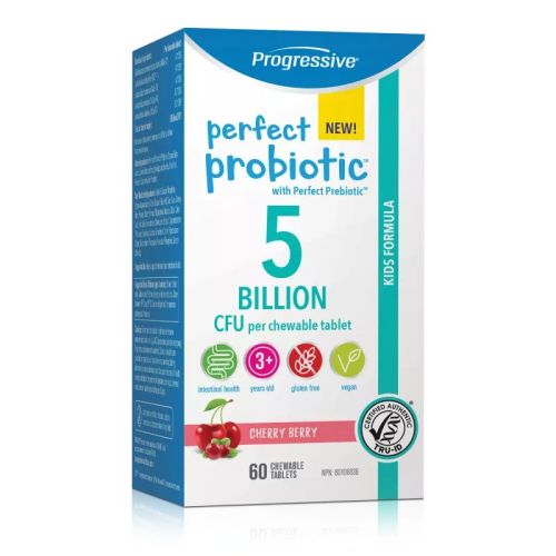 Progressive Perfect Probiotic Kids Chewable 5B 60 Ct, 60 Tablets