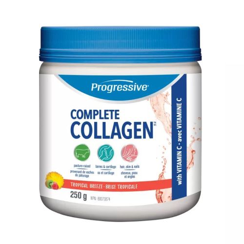 Progressive Complete Collagen, Tropical Breeze, Citrus Twist, Unflavoured 250g