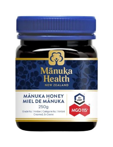 Manuka Honey MGO 115+ UMF 6+, 250g